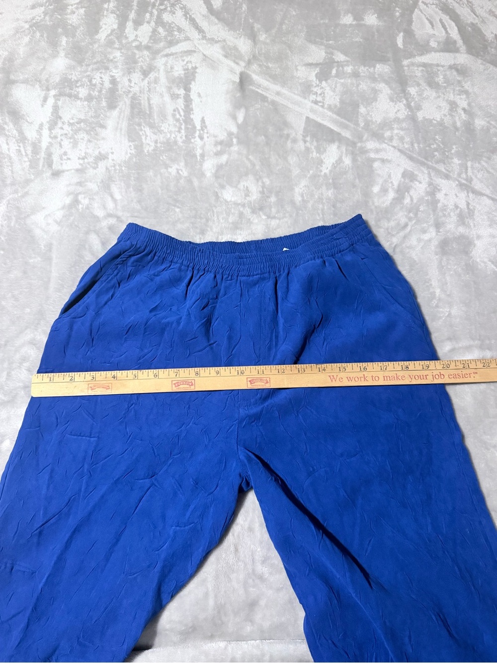 erin london Bright Blue Women's Relaxed Pants - Picture 9 of 12